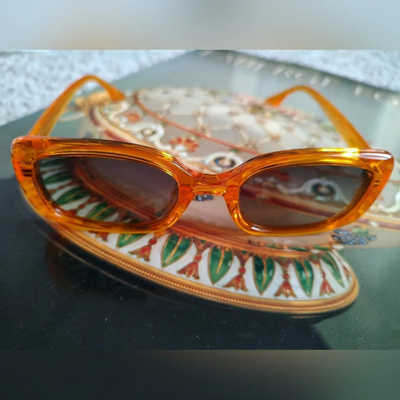 Aevogue polarized orange sunglasses - Picture 2 of 4